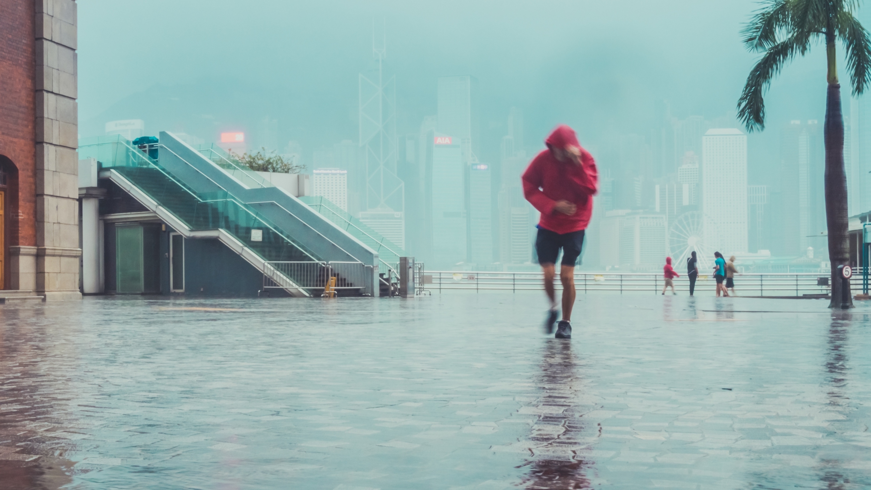 Hong Kong warned of severe thunderstorms in the next few hours, with rain over the weekend