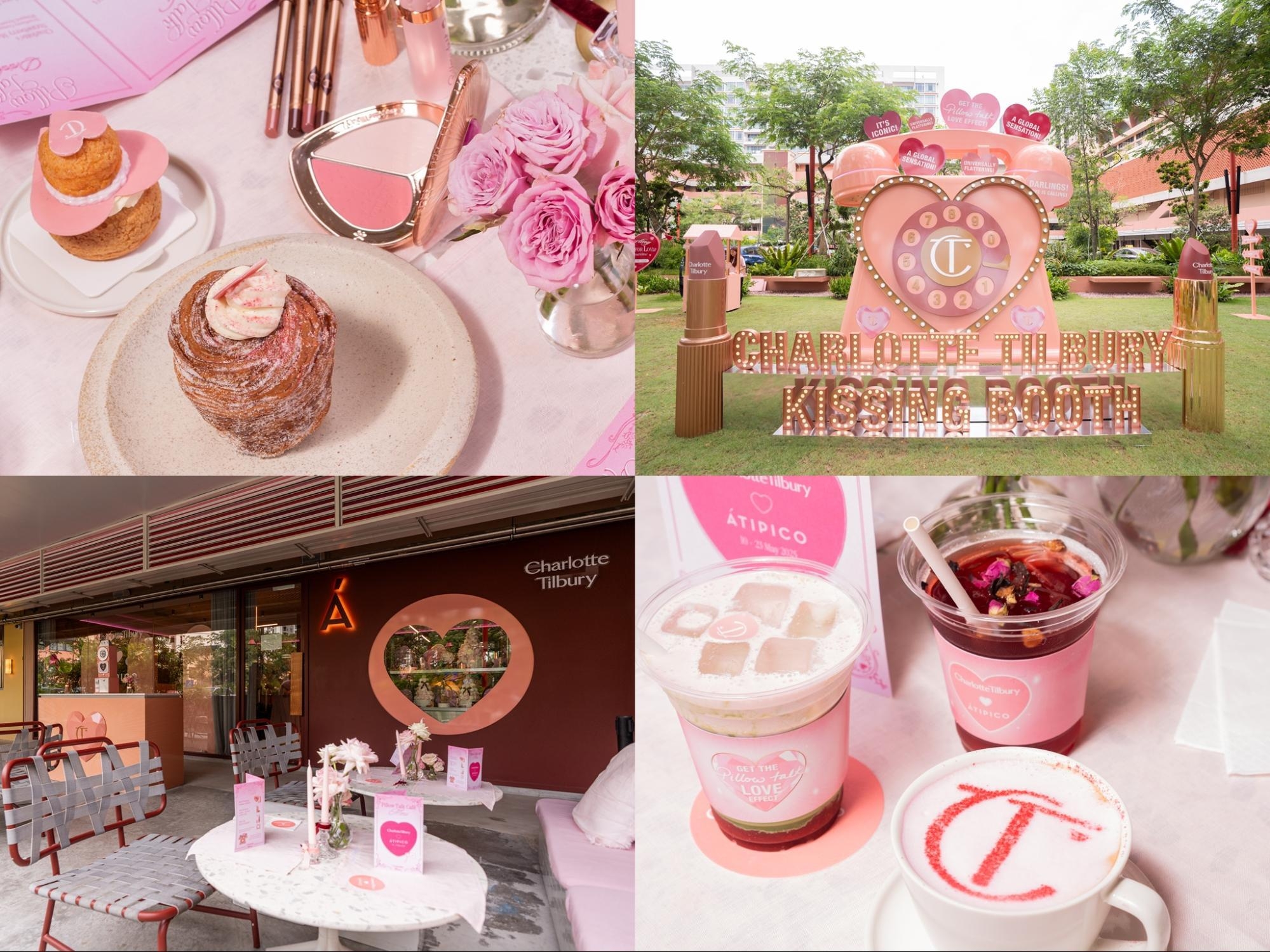 Singapore's first Charlotte Tilbury pop-up café is now open with pink desserts and free photobooth