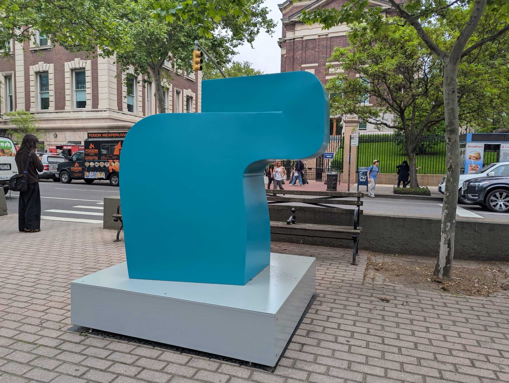 What are those colorful sculptures popping up around the Upper West Side?