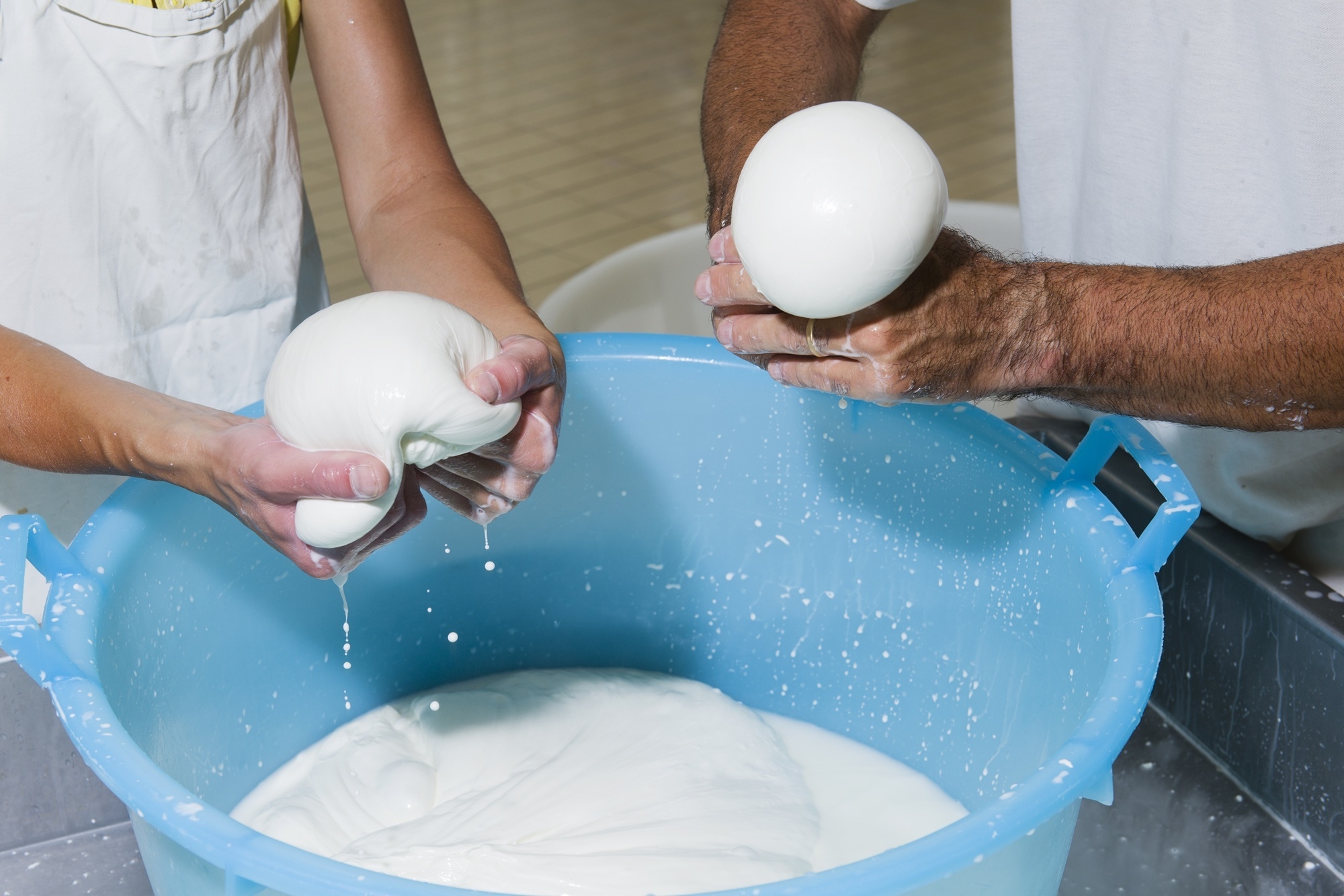 Murray's Cheese is stretching a massive mozzarella ball for National Cheese Day