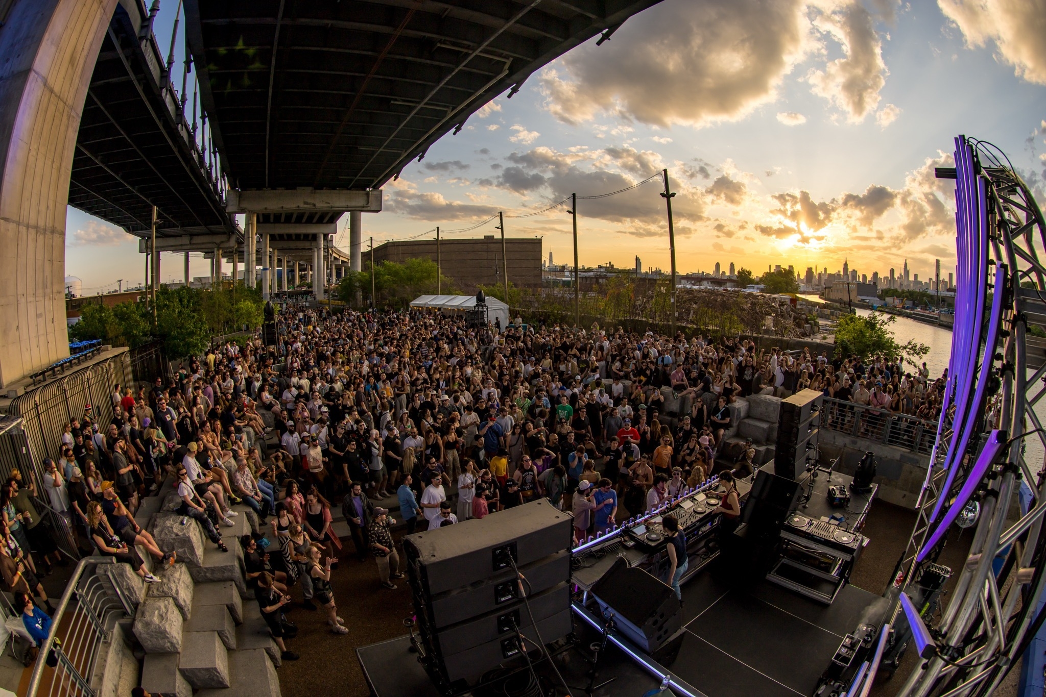 How a park under NYC's formerly 'most hated' bridge became its coolest venue