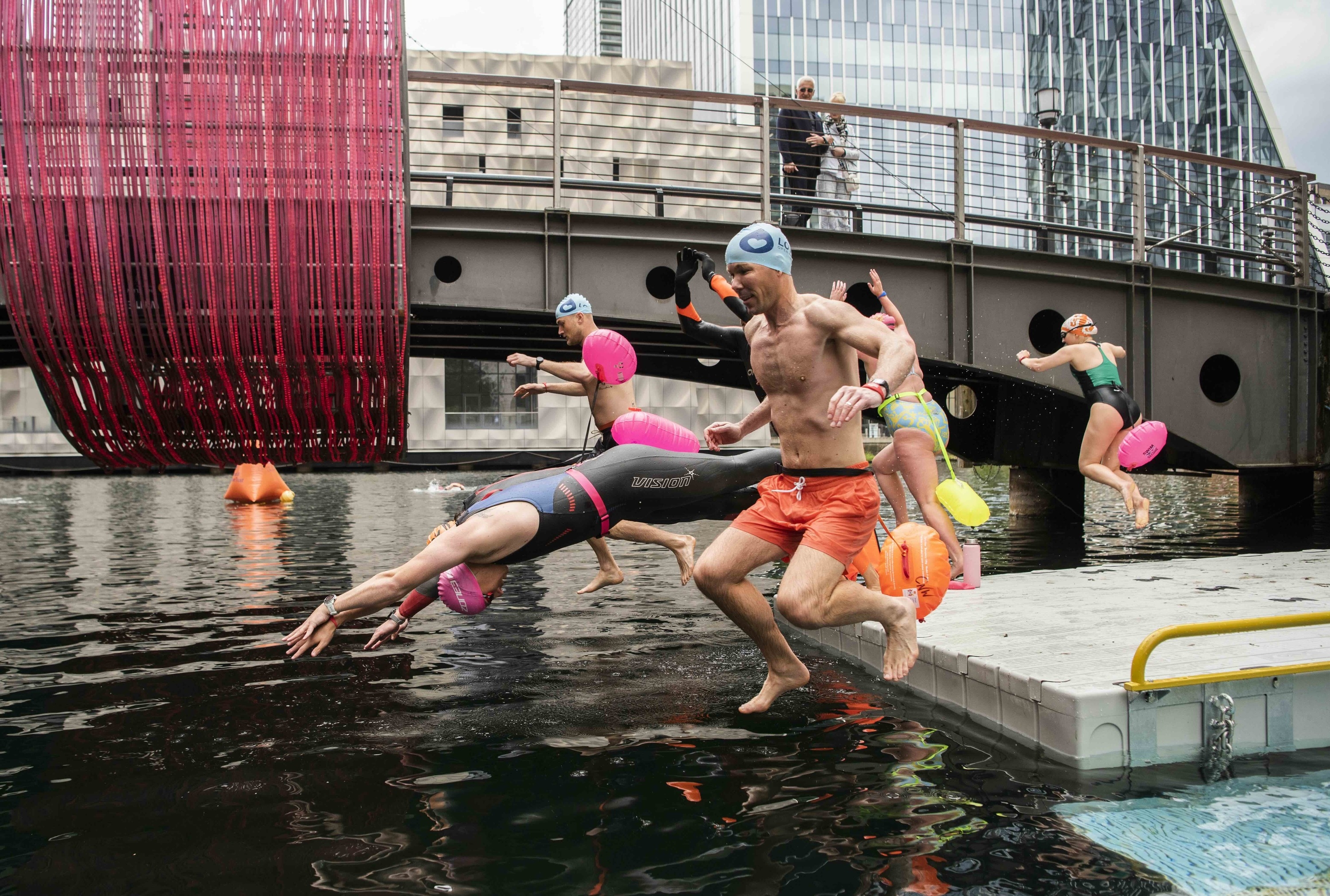 Open water swimming is returning to Canary Wharf next week