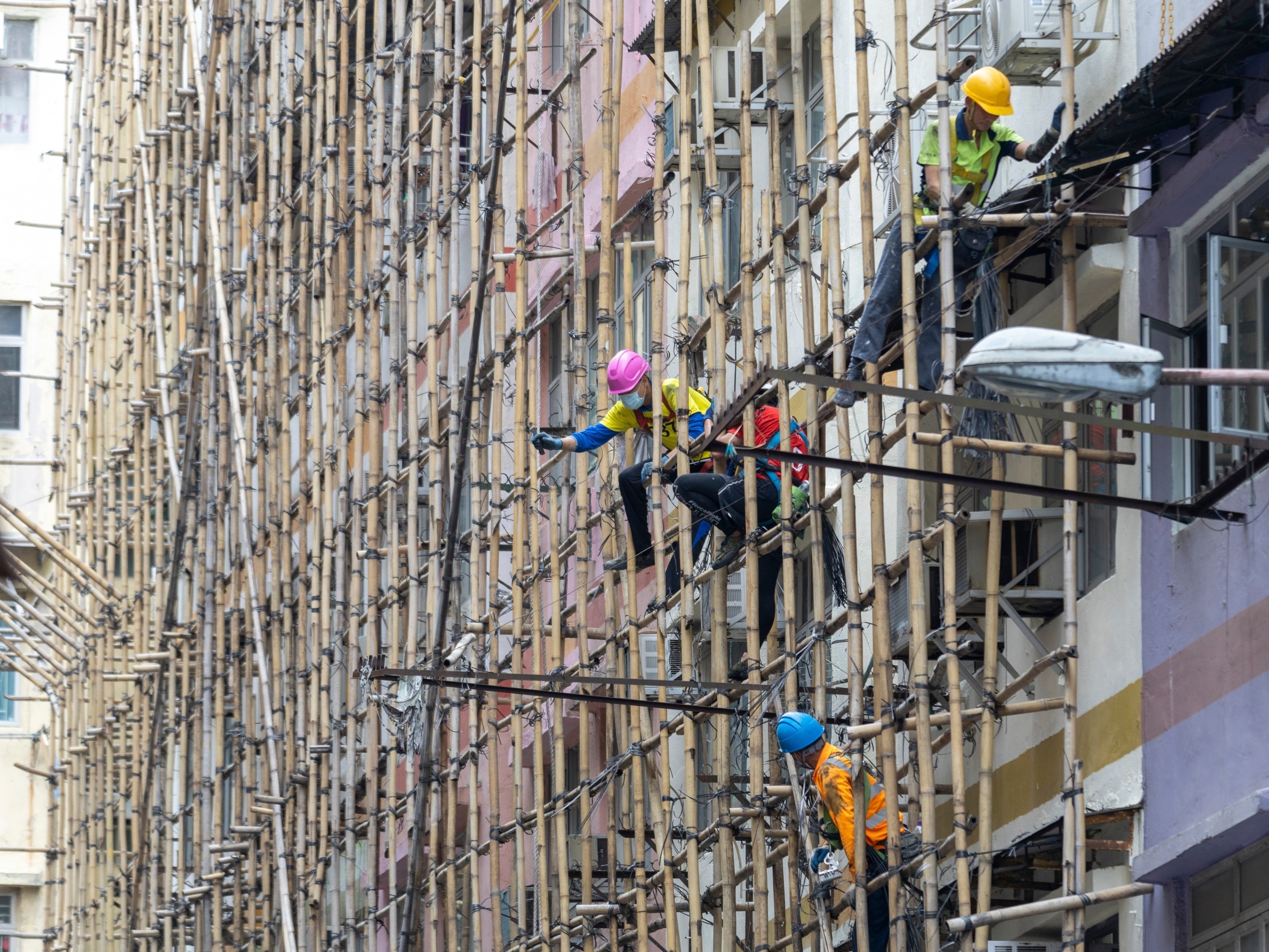 The history of Hong Kong's bamboo scaffolding