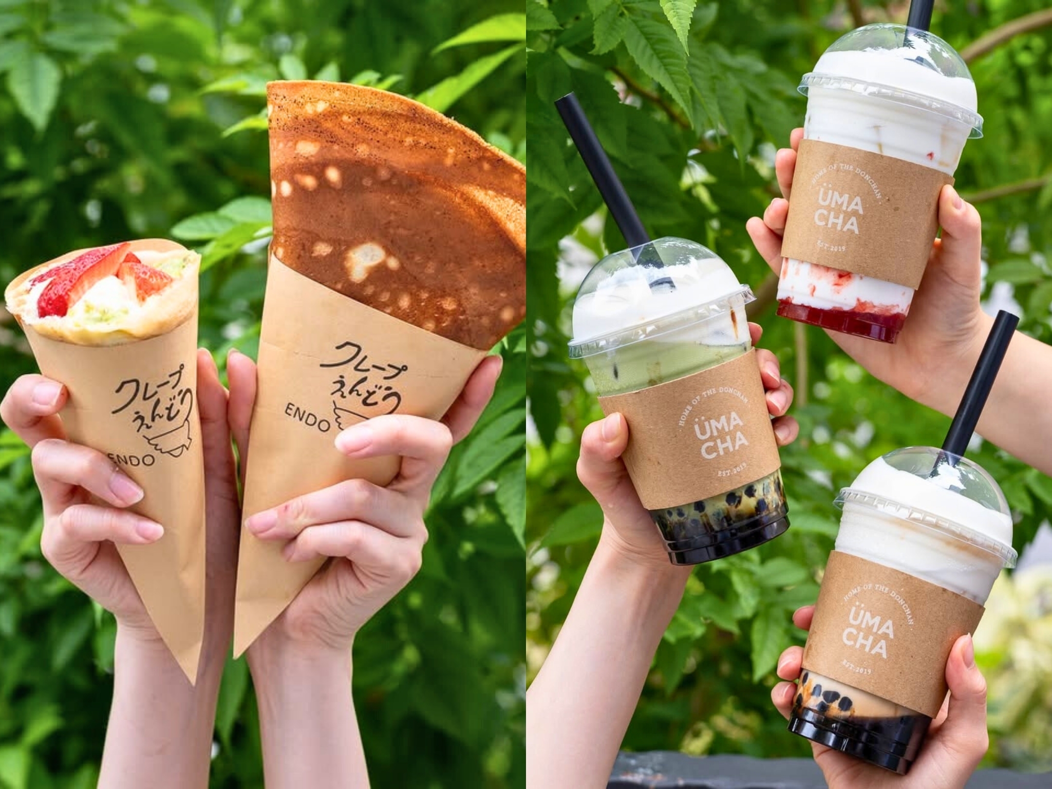 Osaka-based Crepe Endo and LA's Umacha are in Singapore from now until July 2025
