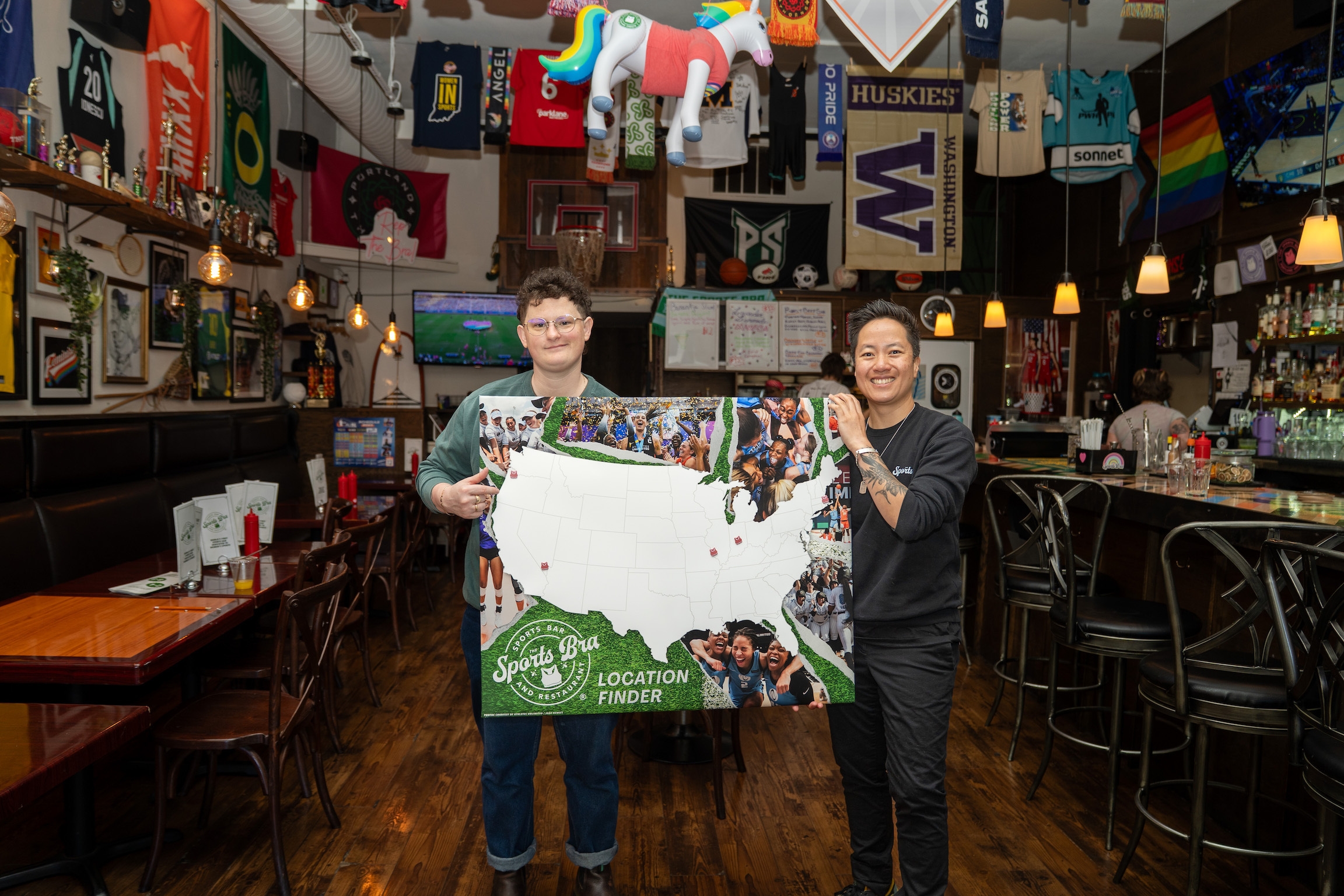 This pioneering bar only shows women's sports—and it's expanding to Boston