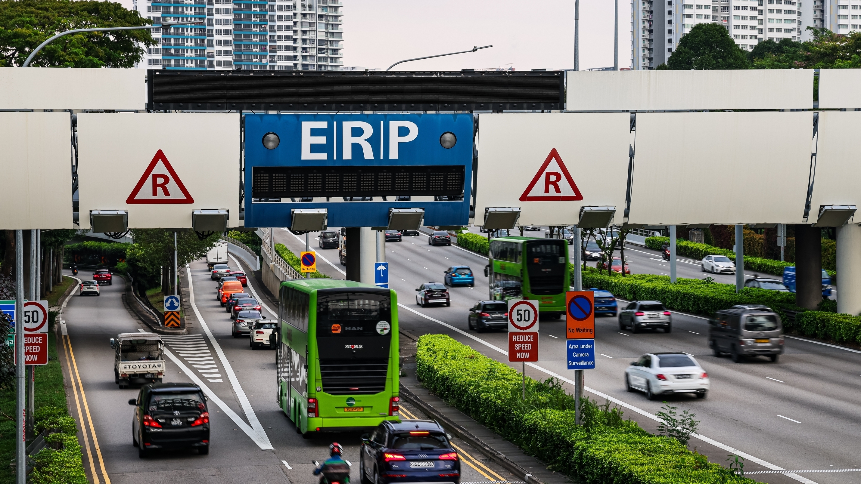 ERP rates will be temporarily reduced at selected locations in Singapore this June 2025