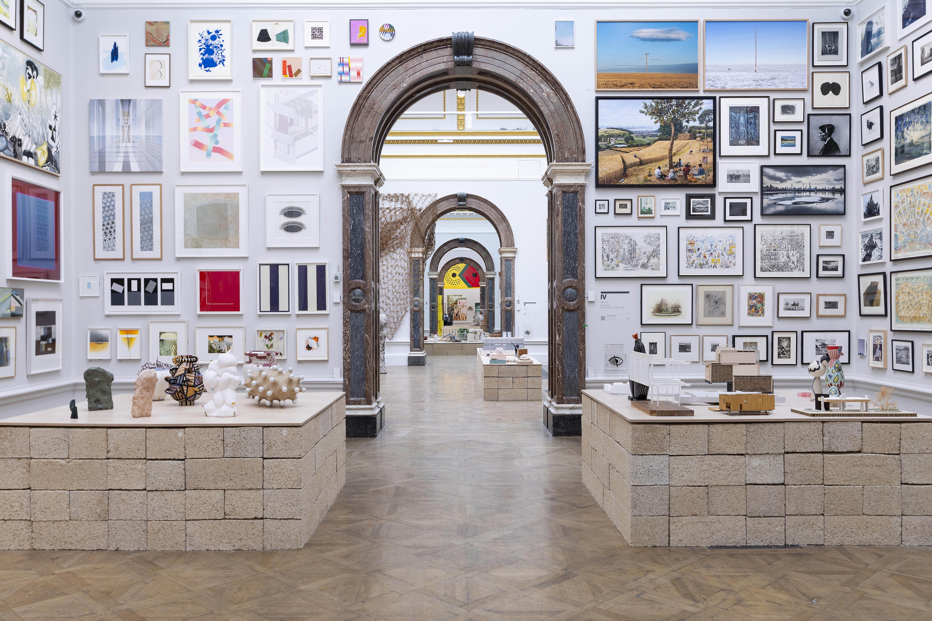 Gold rats, inflatable balls and community photography: inside the Royal Academy's 2025 Summer Exhibition
