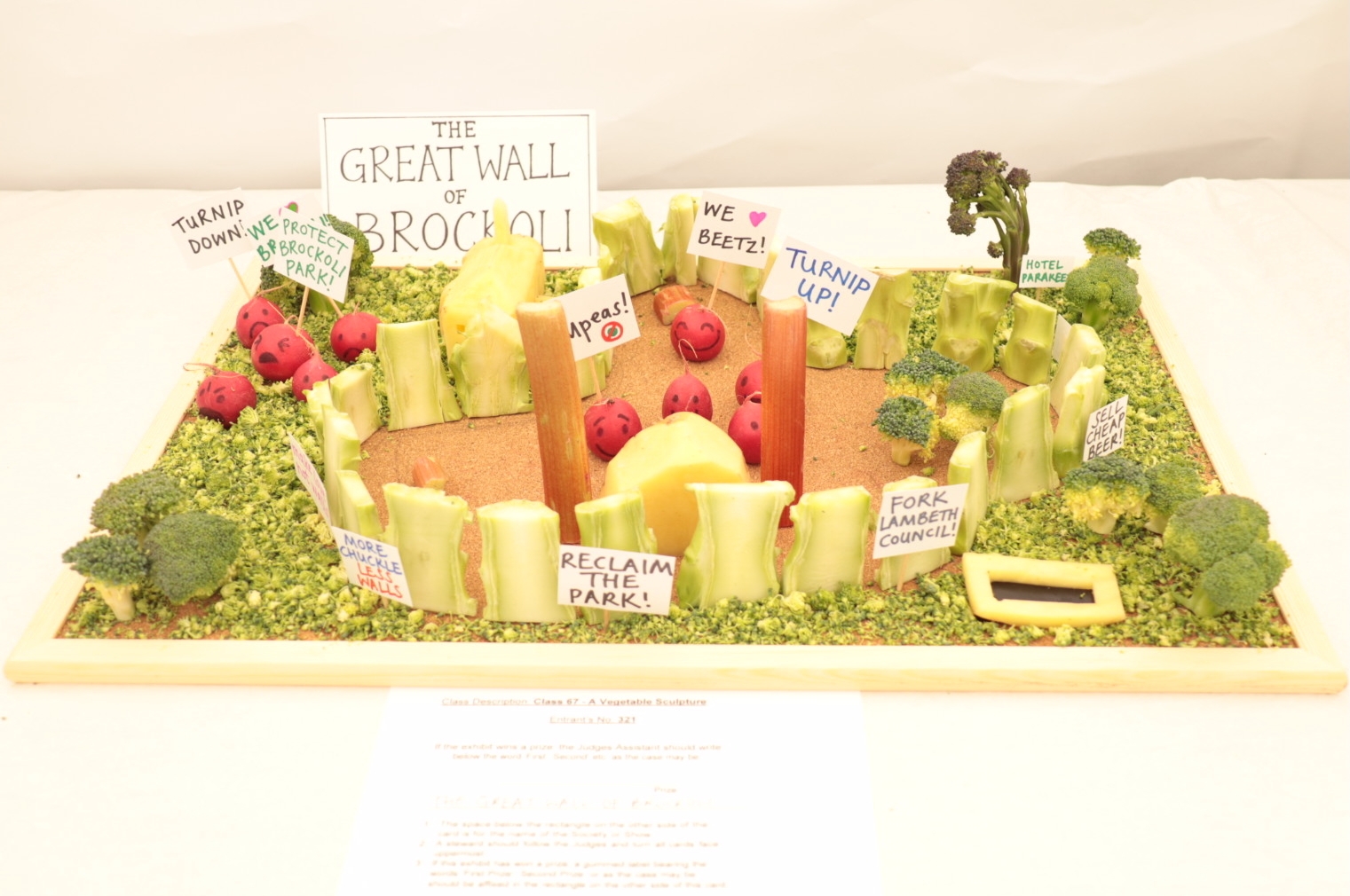 All of the best vegetable sculptures from the Lambeth Country Show 2025