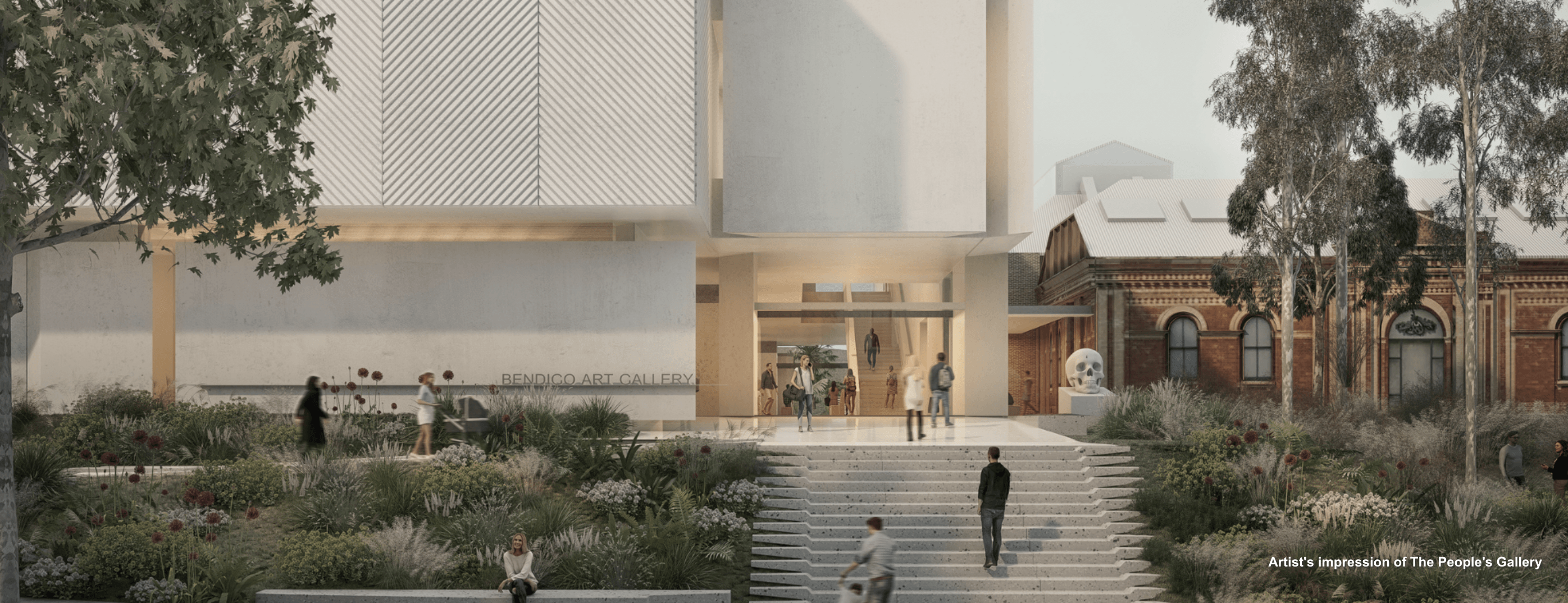 A popular regional art gallery is undergoing a major transformation to become bigger and bolder