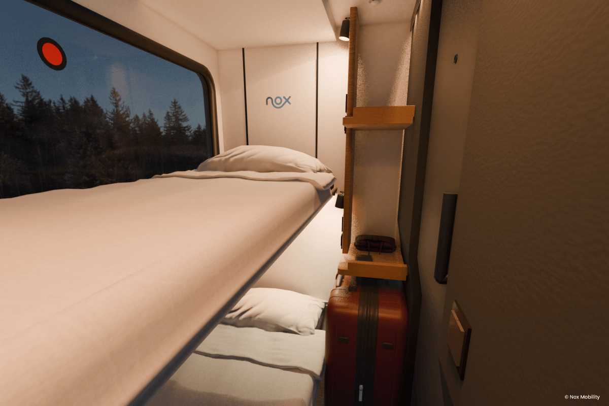 An all-private-room sleeper train connecting 100 European cities is launching soon