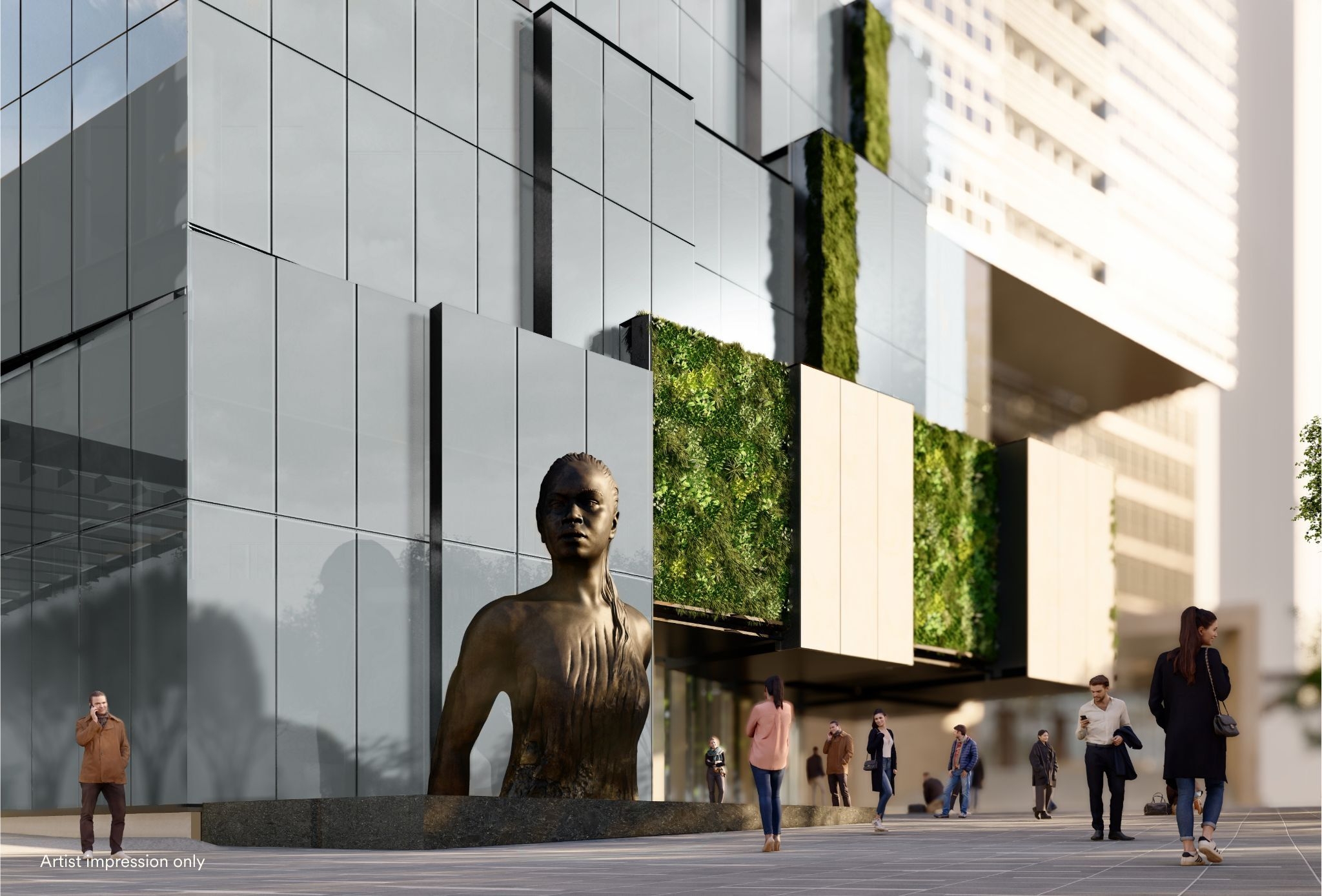A striking new 5.5-metre sculpture celebrating First Nations women is coming to Sydney's harbourside