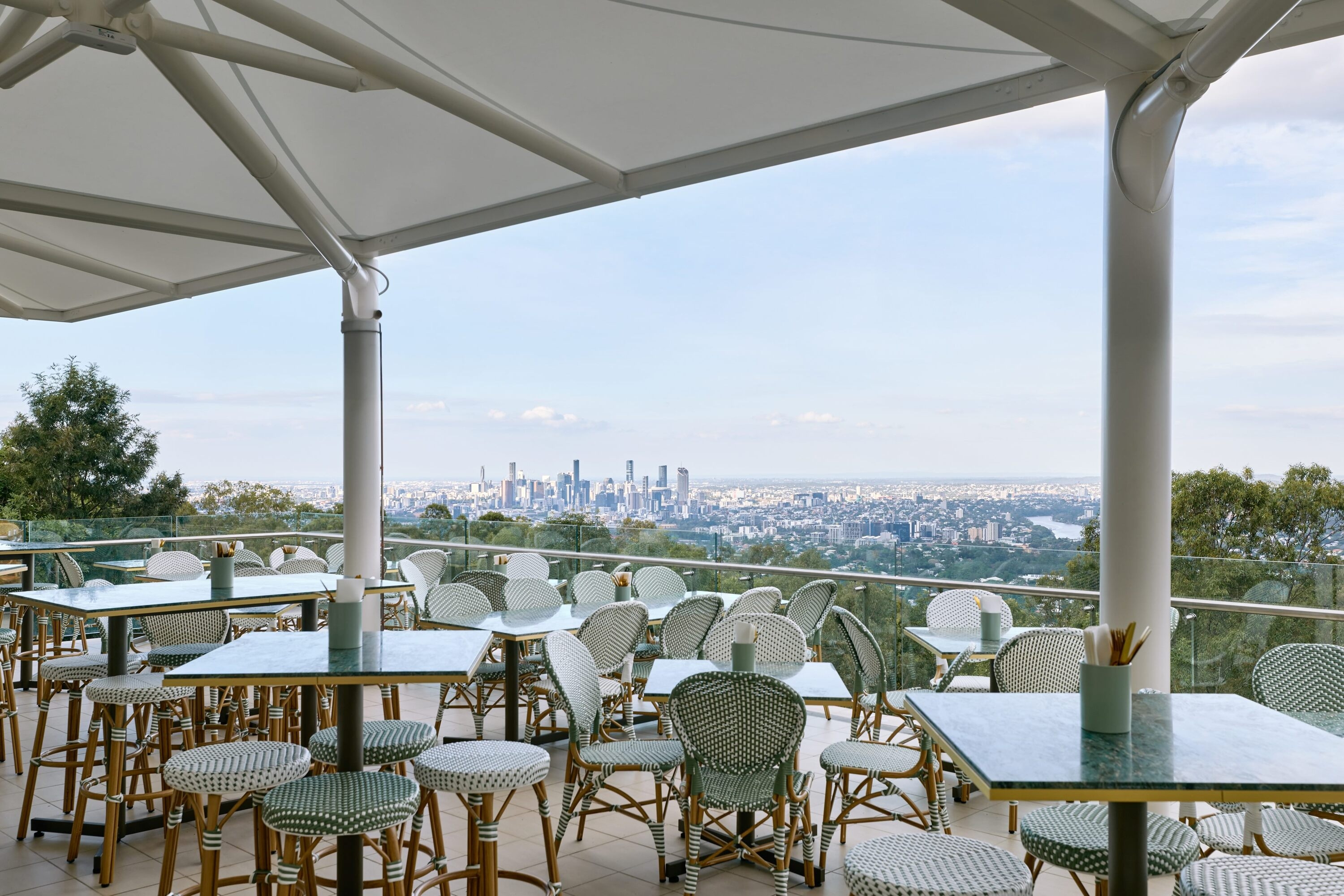 Brisbane's newest restaurant might have the most breathtaking backdrop in the entire city
