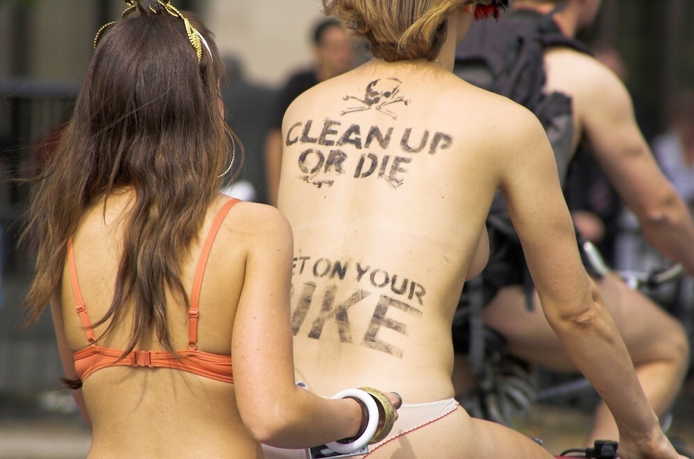 In pictures: the World Naked Bike Ride 2025 in London