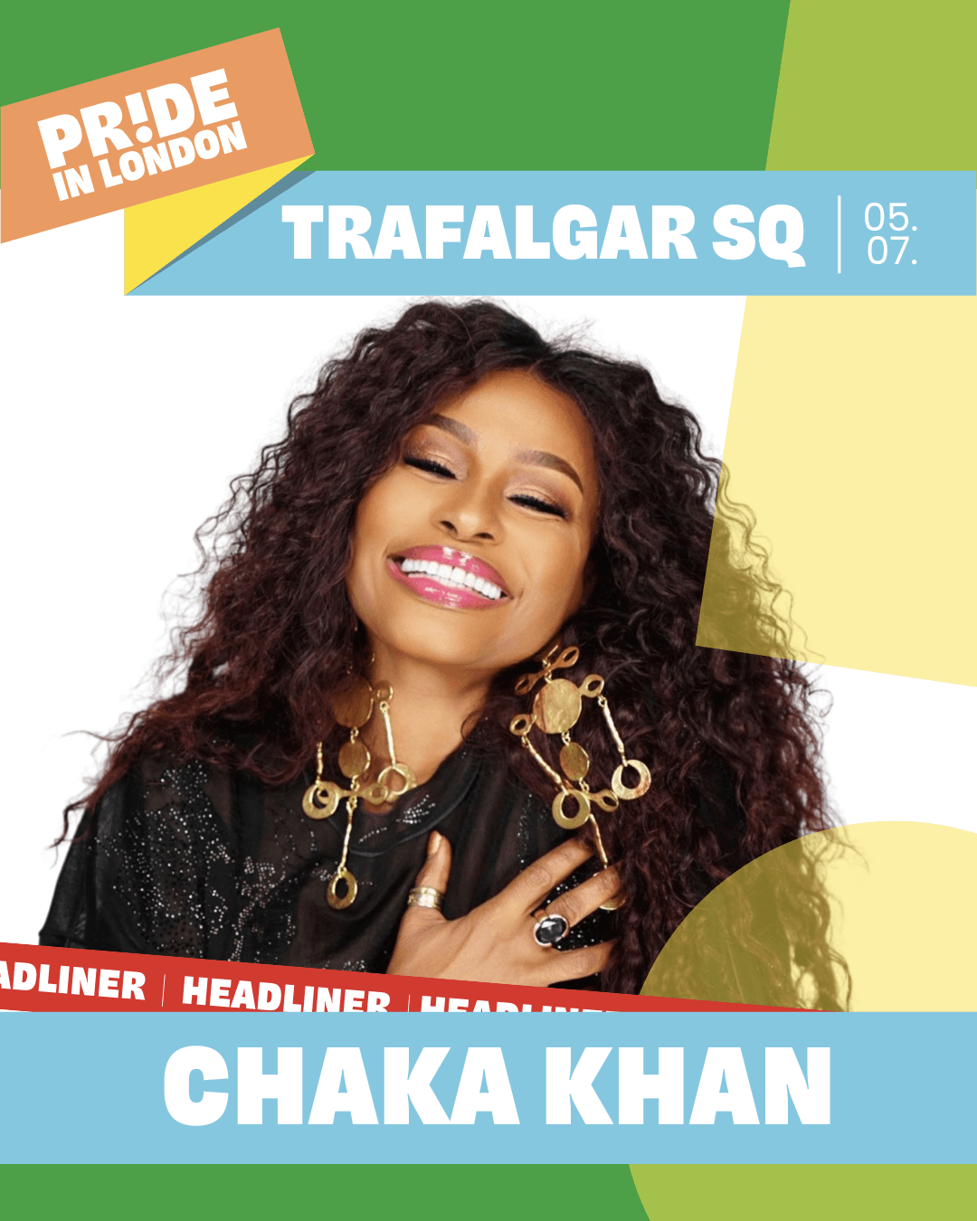 Chaka Khan is headlining Pride in London 2025 – here's the full lineup