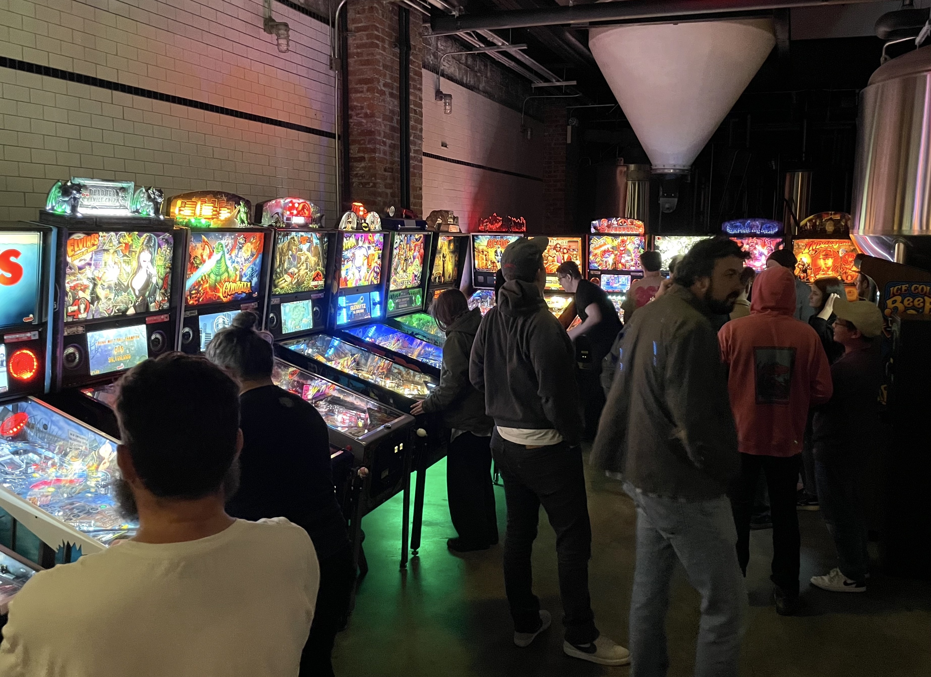 A cool new bar in Brooklyn has 39 pinball machines
