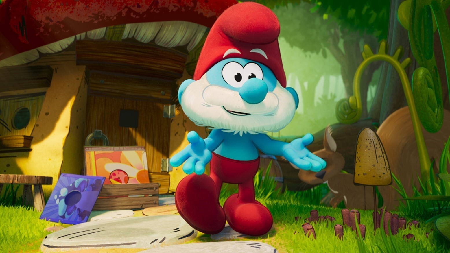 The Smurfs are doing an all-day takeover of the Brooklyn Children's Museum this weekend