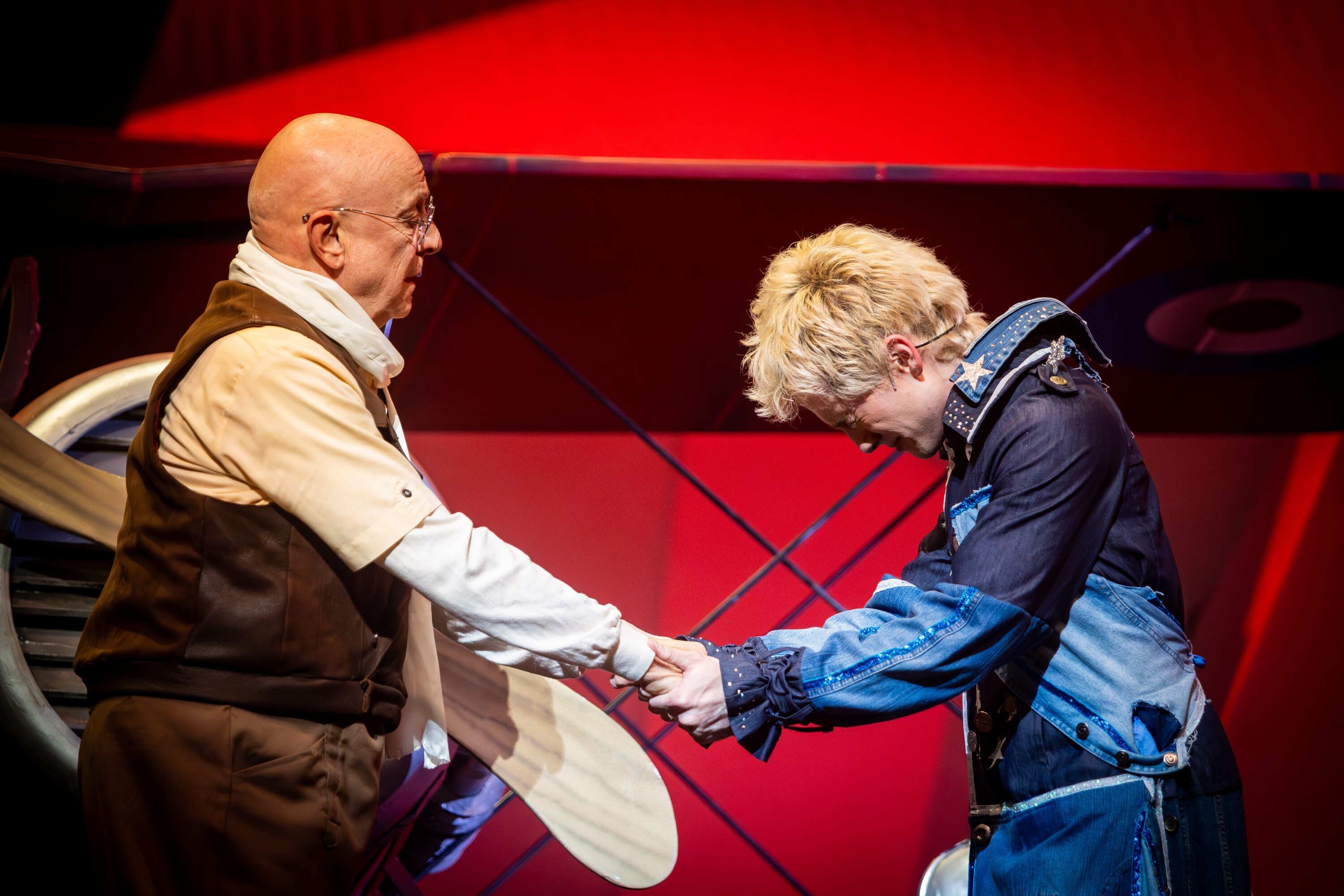 Baglietto with family: Returns with The Little Prince and shares the stage with his children