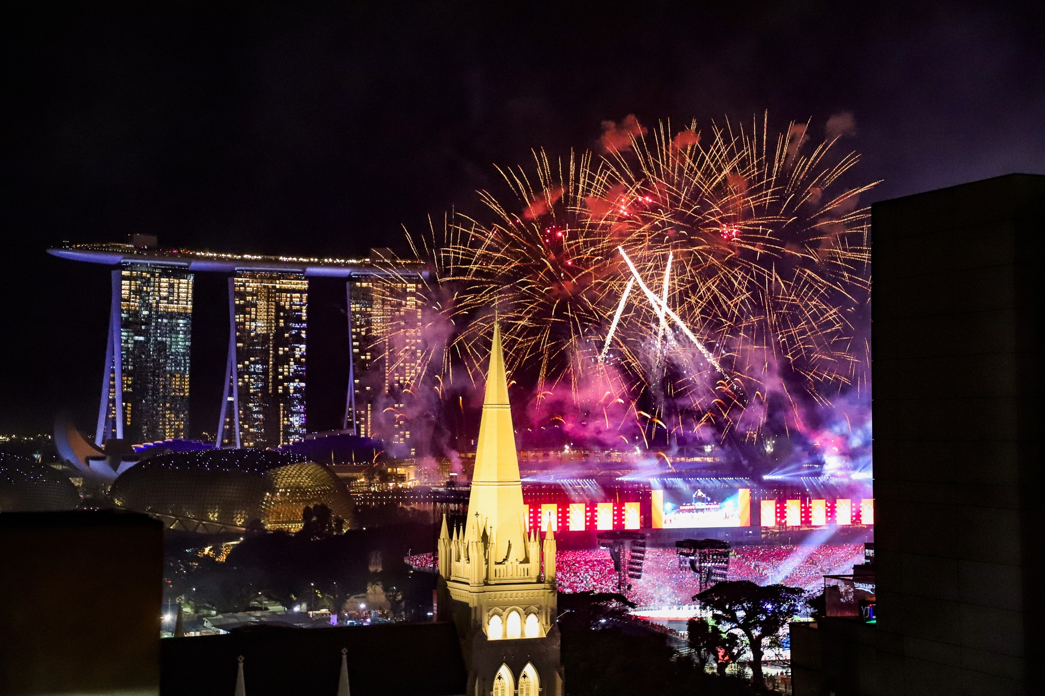 The best restaurants and bars to watch the National Day fireworks in Singapore in 2025