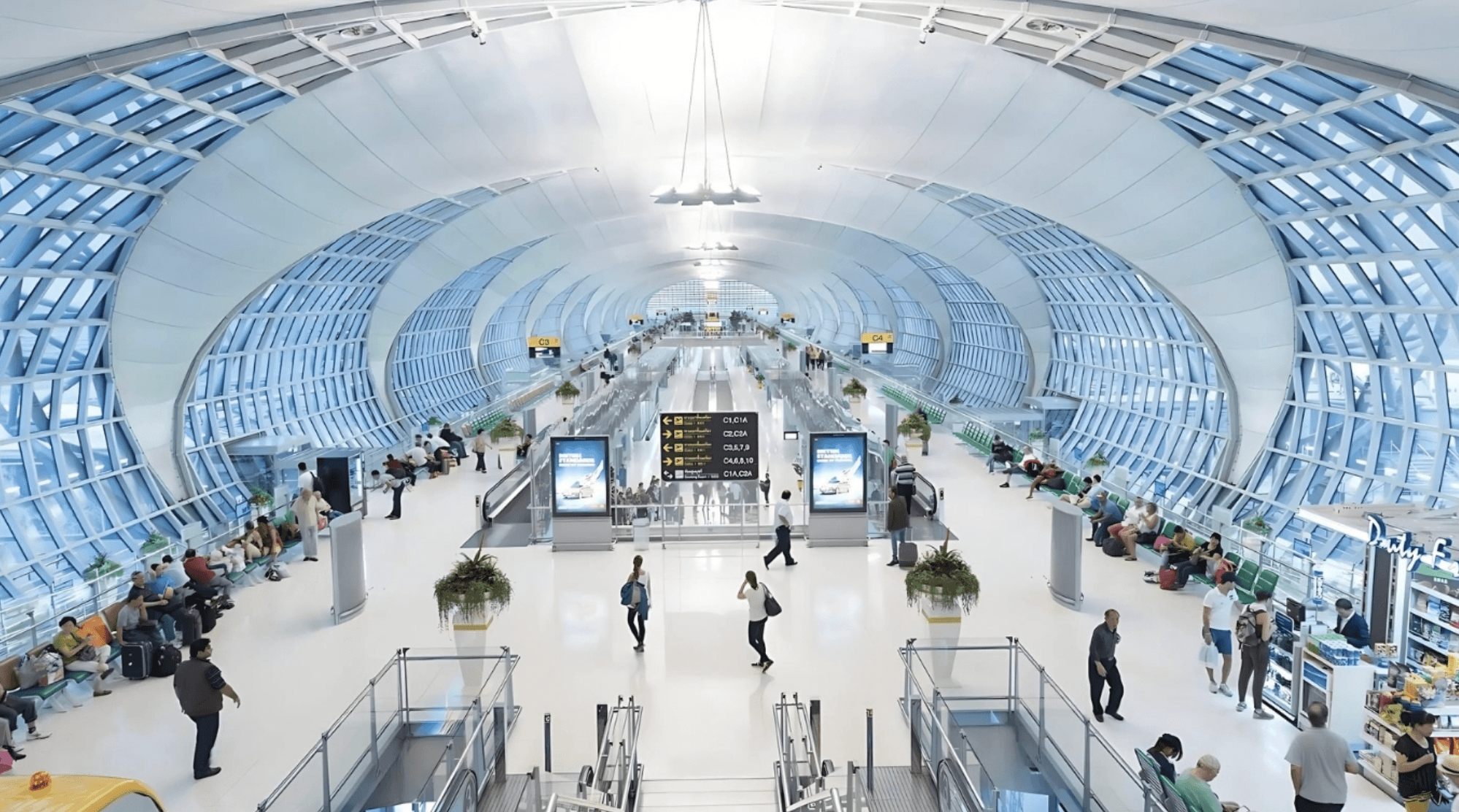 Suvarnabhumi Airport now connects the most airlines on Earth