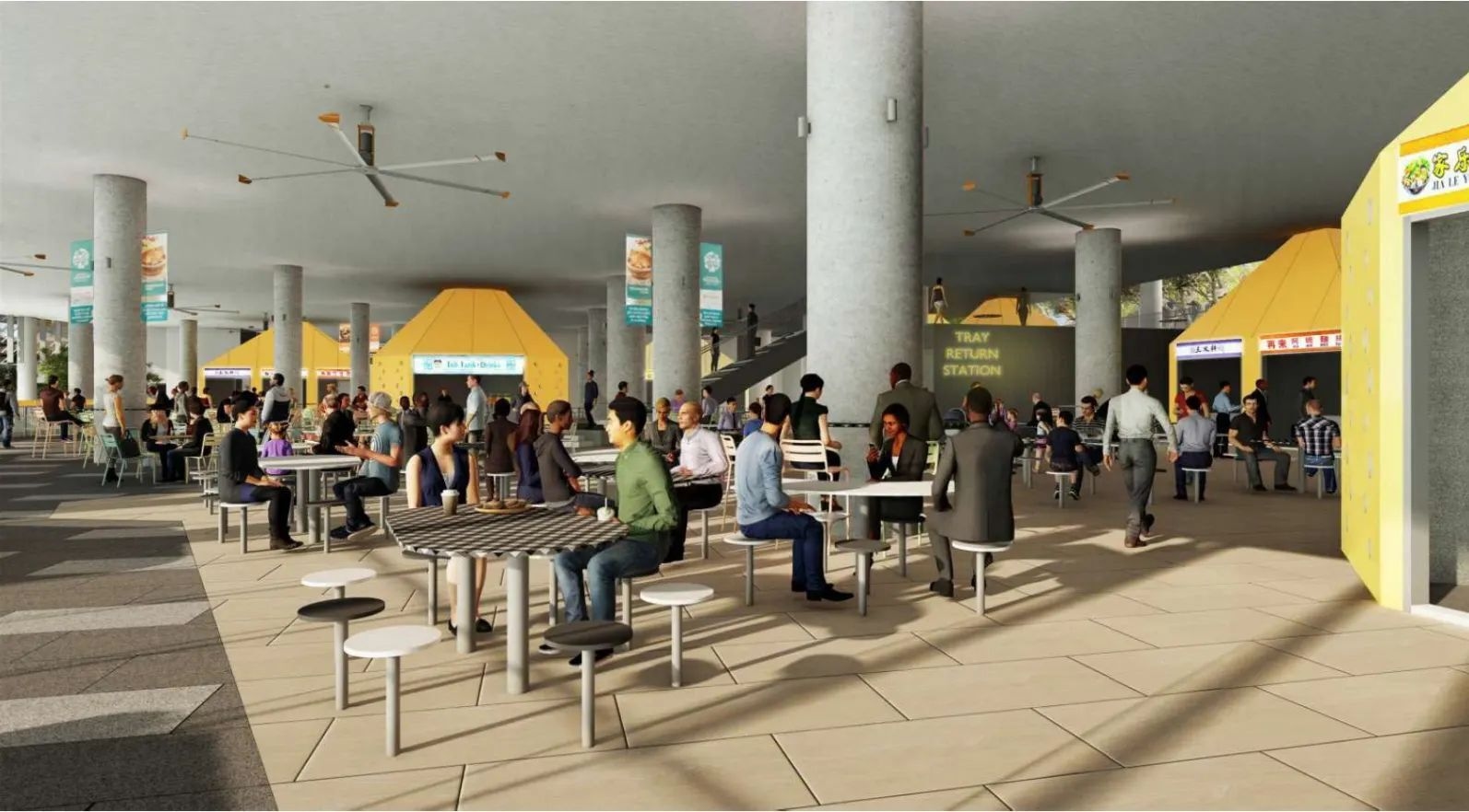 New Punggol Coast Hawker Centre opens with 40 stalls and Michelin-recognised names