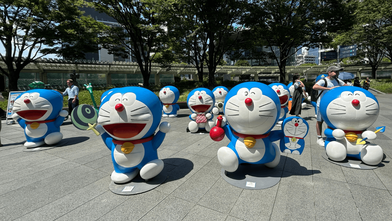 Roppongi Hills is being taken over by Doraemon for the summer