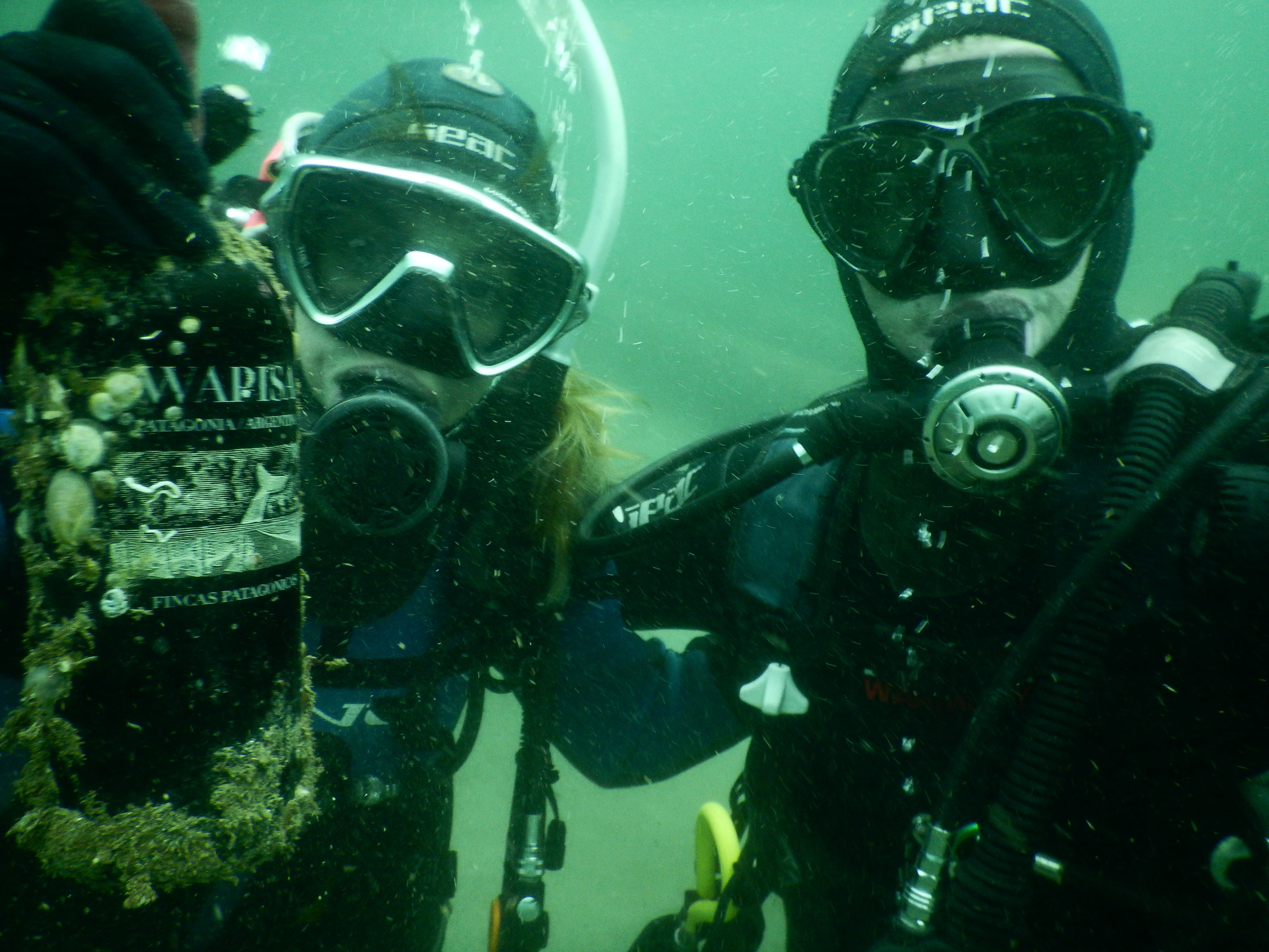 What are underwater wines