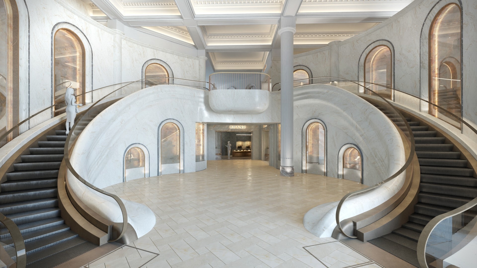 The first curved escalators in Europe are coming to London