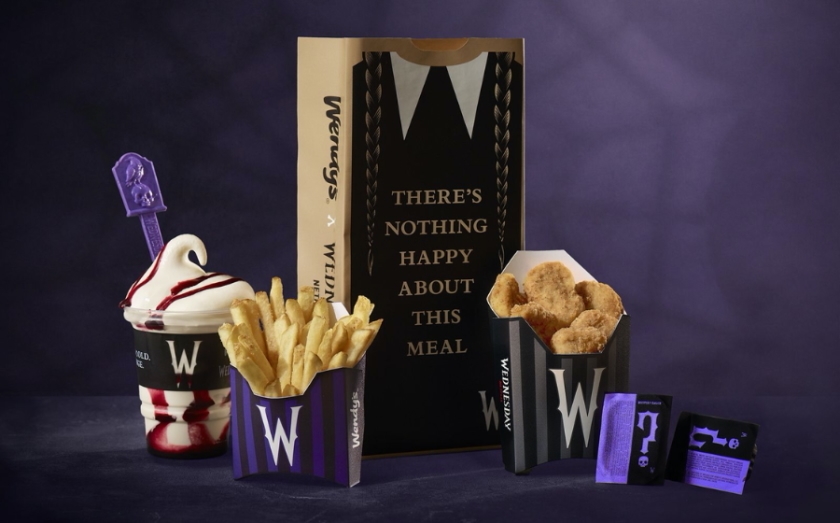 Wendy's unveils new goth Wednesday Addams-inspired menu
