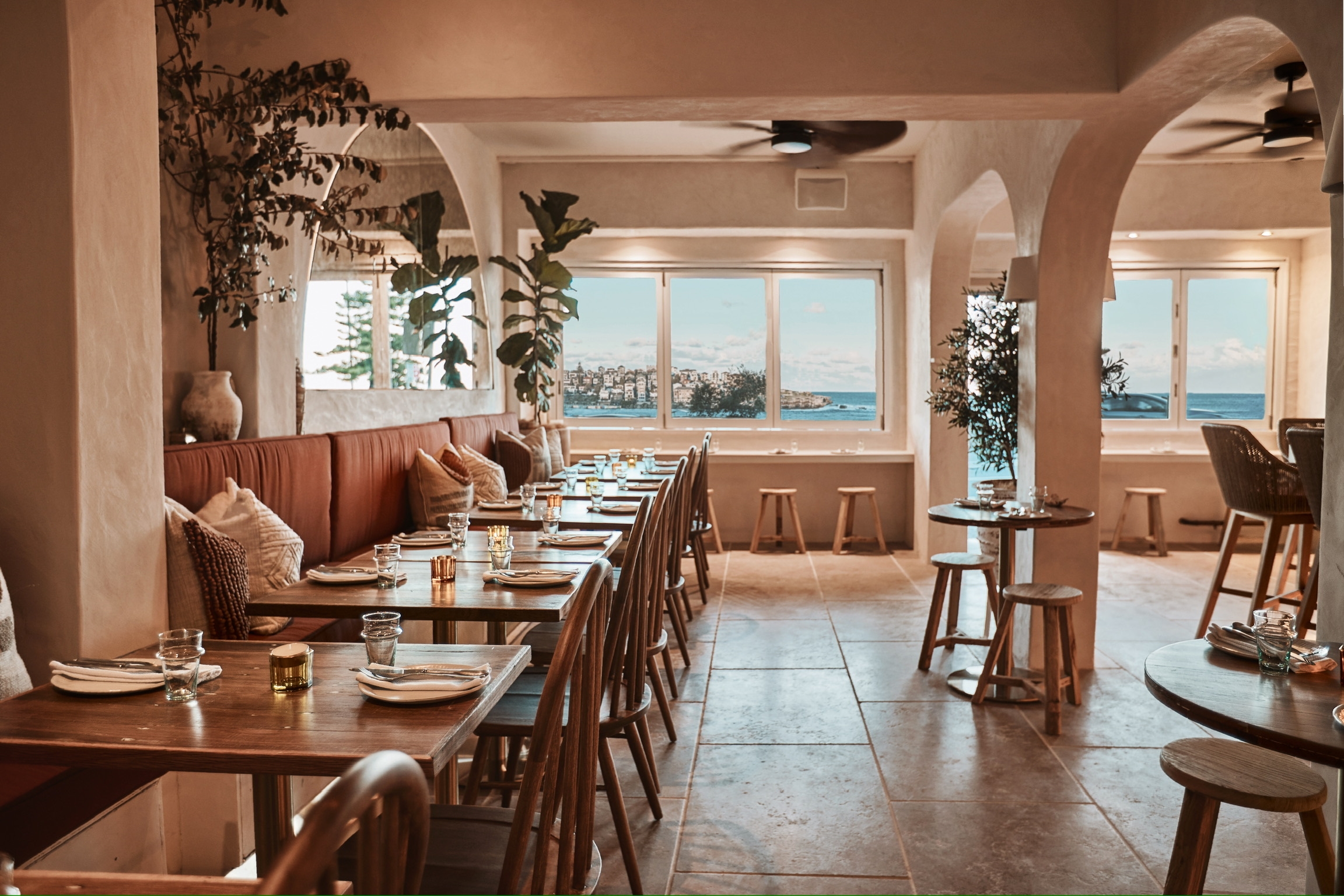 This little Greek taverna-style restaurant has views of a gorgeous Sydney beach – plus a Euro summer happy hour