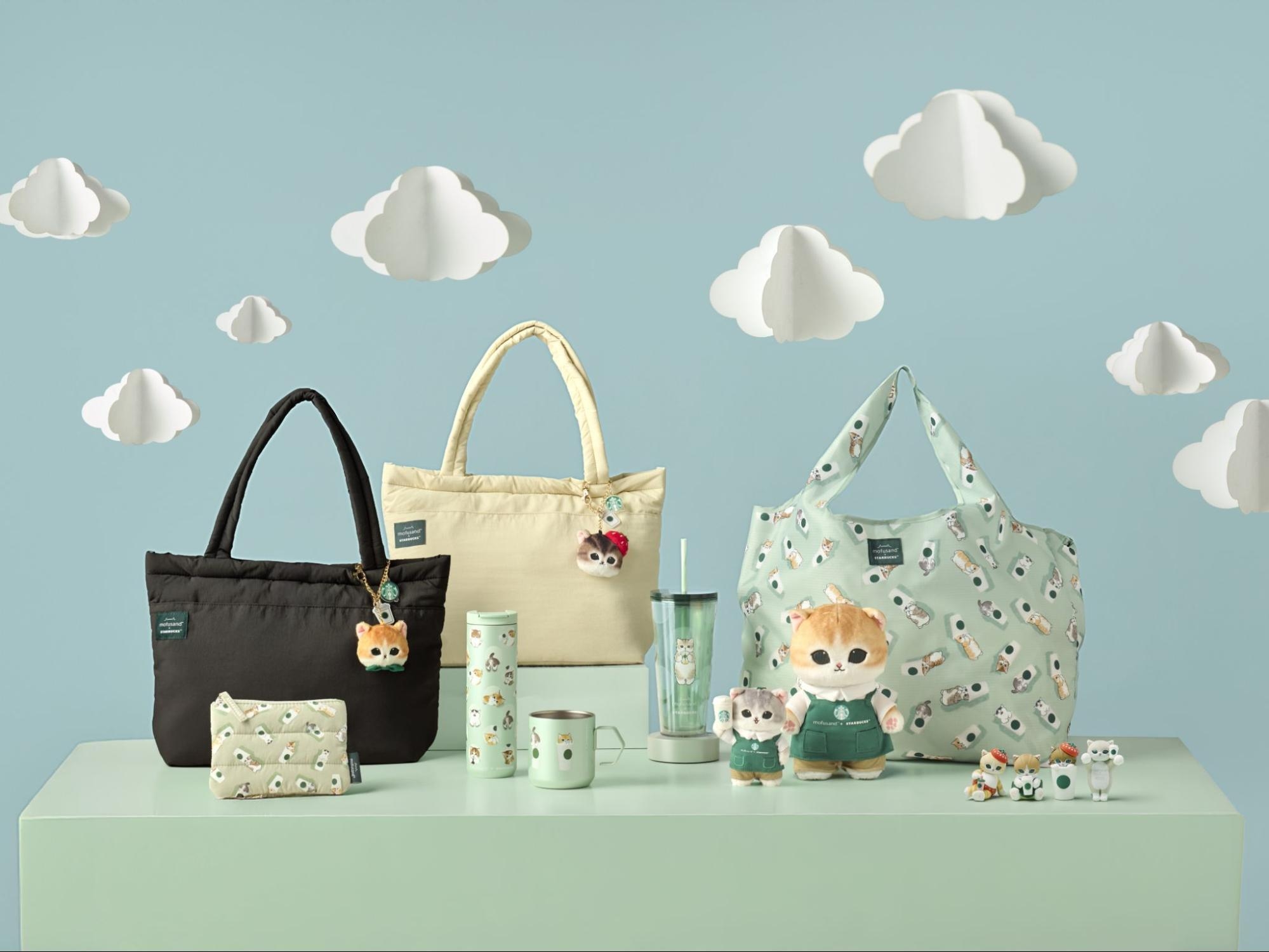 Starbucks' new Singapore-exclusive Mofusand collection has cute drinkware, plushies, blind boxes and more