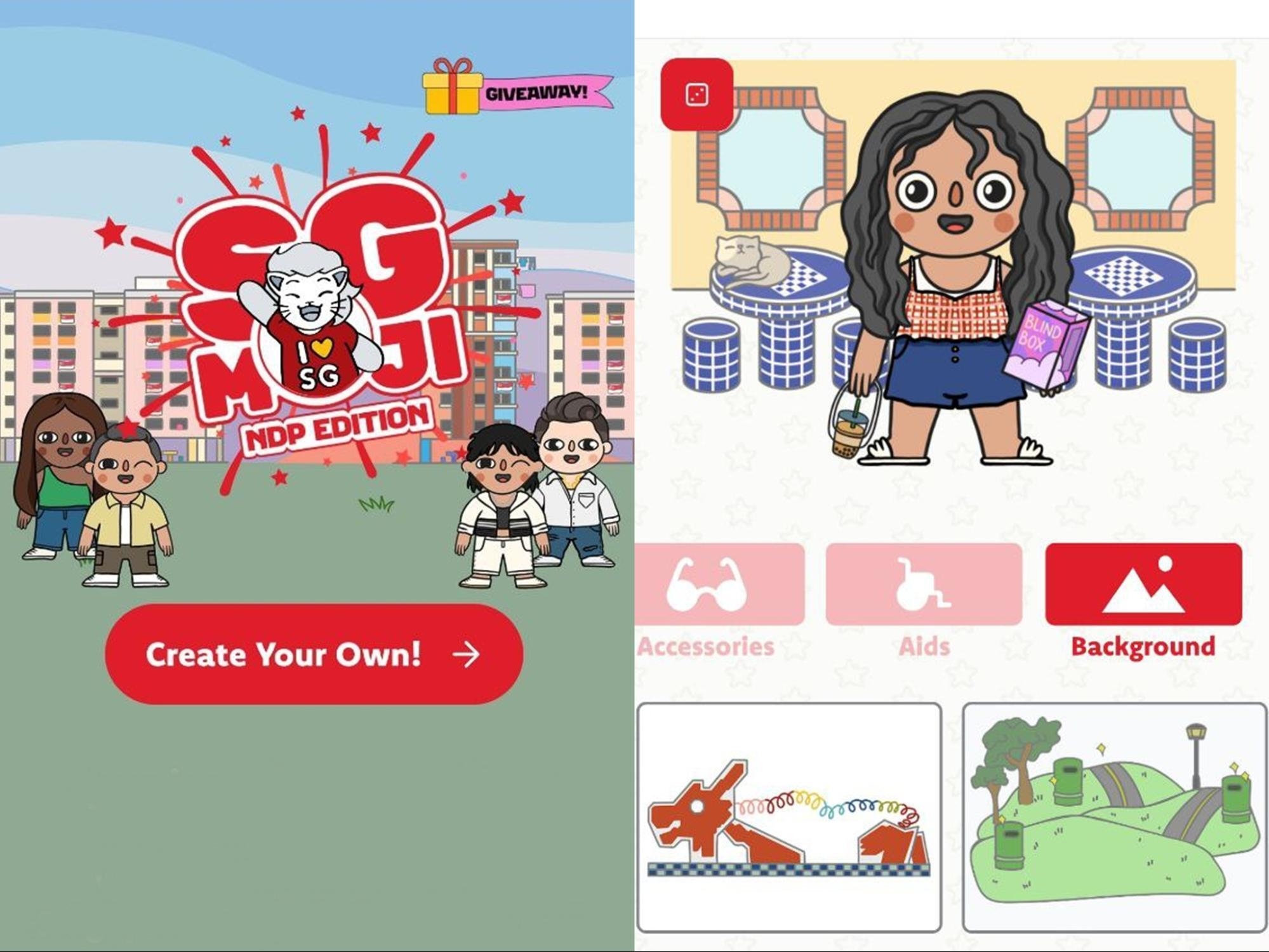 Create your own uniquely Singaporean SGMoji avatar for free to celebrate SG60