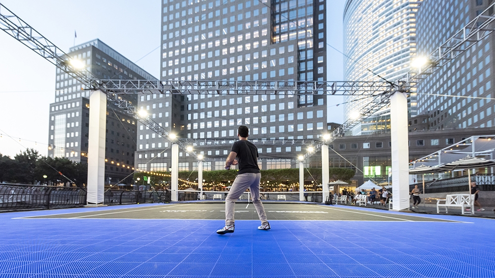 Brookfield Place is hosting a free Tennis Open this month, and you can register to play today