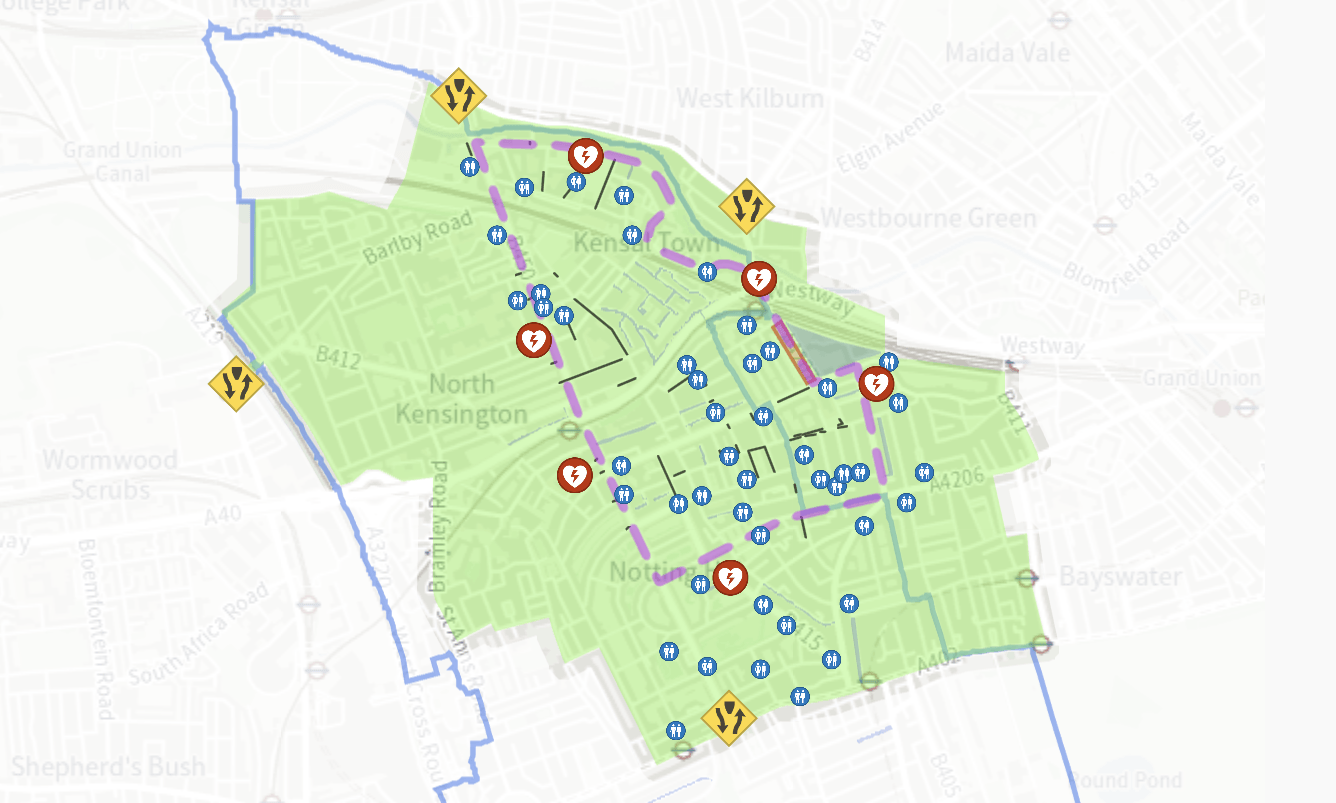 The full Notting Hill Carnival 2025 parade route with map