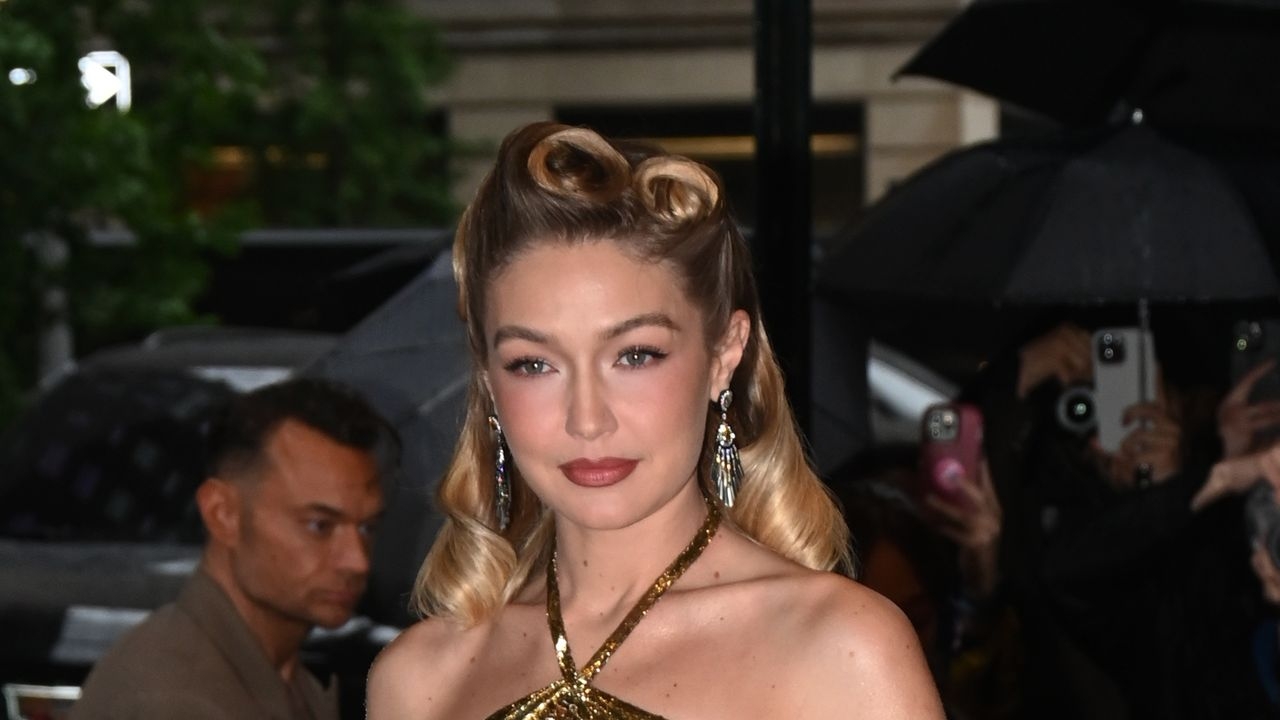 Gigi Hadid Goes Full Pinup For the 2025 Met Gala