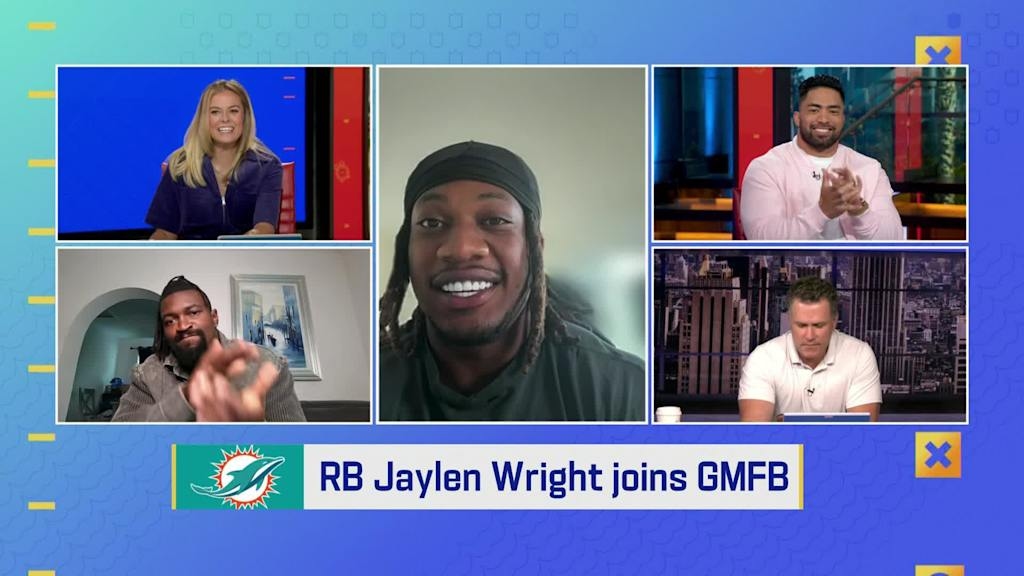 Dolphins RB Jaylen Wright on Miami's expectations in 2025 'GMFB'