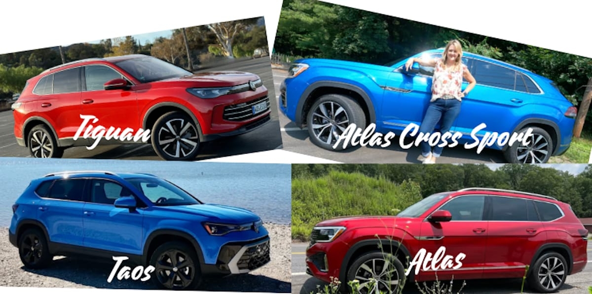 Which Volkswagen SUV is Right for You? Here's How the VW Atlas, Atlas Cross Sport, Tiguan and Taos Line Up