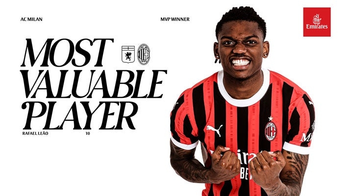 LEíO IS THE MVP FROM GENOA v AC MILAN