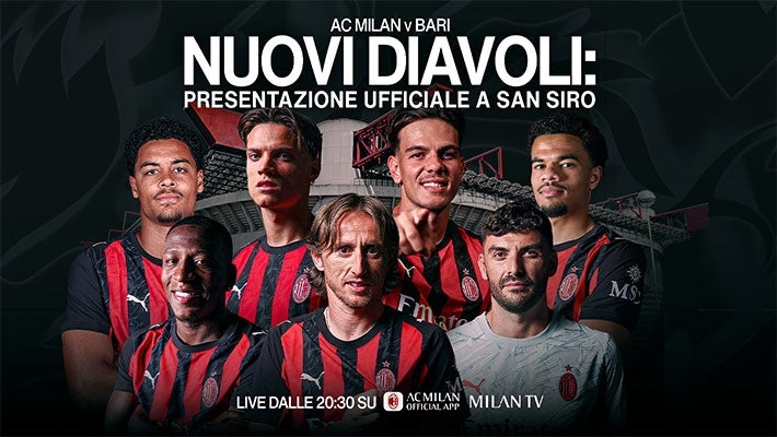 LIVE: PRESENTATION OF OUR NUOVI DIAVOLI