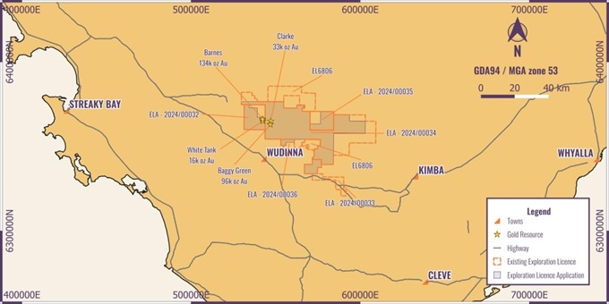Wudinna Gold Project - Grant of New Tenements