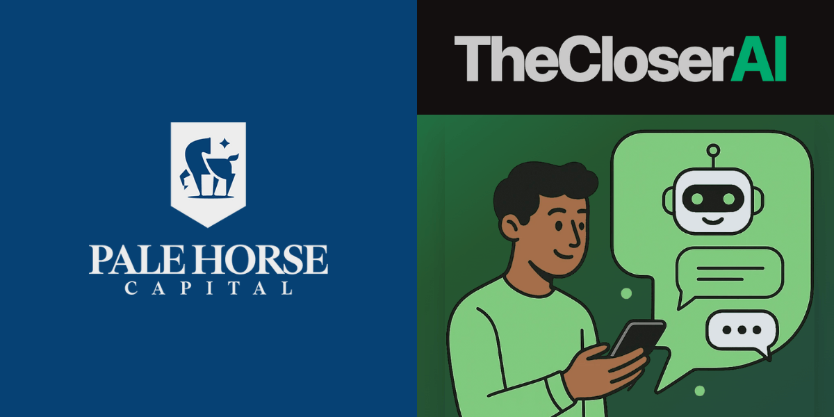 Pale Horse Capital Backs Launch of TheCloserAI.com, a Disruptive New AI Sales Enablement Platform Now Live on Shopify