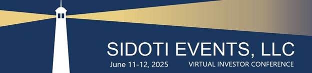 Sidoti Events, LLC's Virtual June Small-Cap Conference