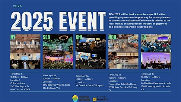 2025 Taste of Asia (TOA) Chicago Summit Unites Industry Innovators to Explore Scalable Growth for Asian Food Brands in North America