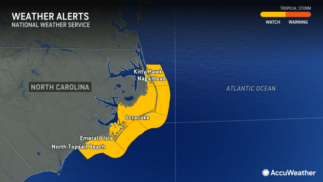 Evacuations, state of emergency in North Carolina as Hurricane Erin looms