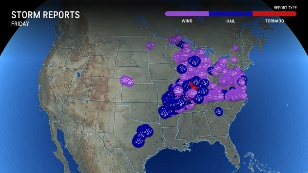Severe thunderstorm risk to persist this weekend