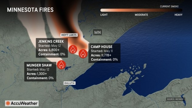 Temperatures to plunge 30-50 F with rain for heat-baked north-central US