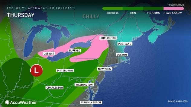 Late-week Northeast storm to pack rain, mountain snow and coastal flooding