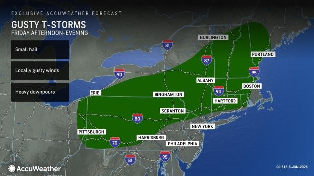 Northeast to cycle between deluges, dry air following summerlike warmth