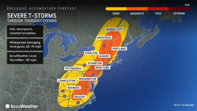 Damaging, disruptive storms to target NYC, Philly and DC
