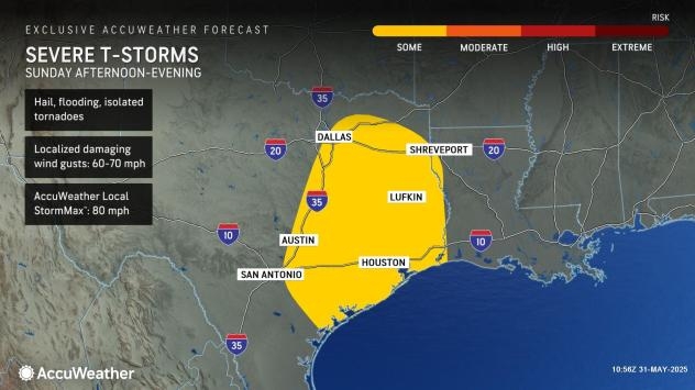 Severe storms to continue as calendar turns to June