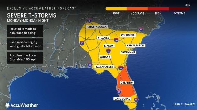Rounds of severe weather to escalate in central, eastern US during mid-May